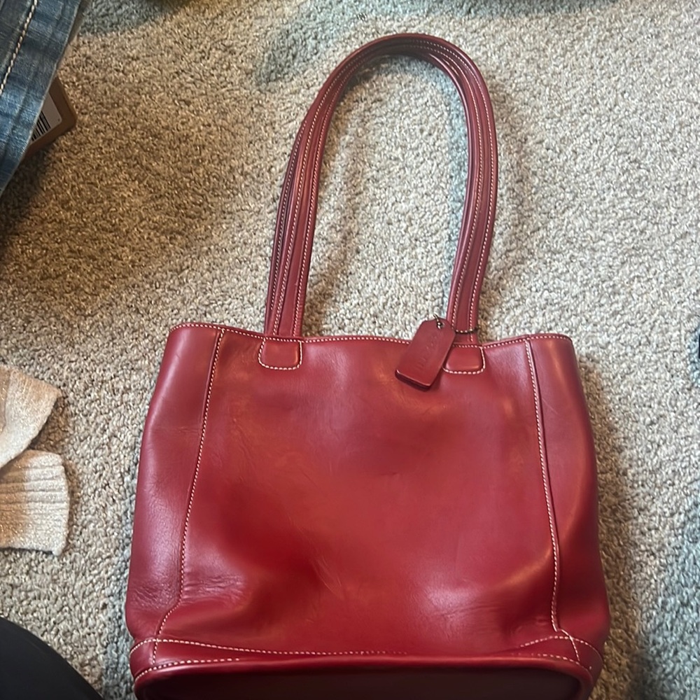 SEND OFFERS Vintage Coach Bleeker Bucket Bag 9305